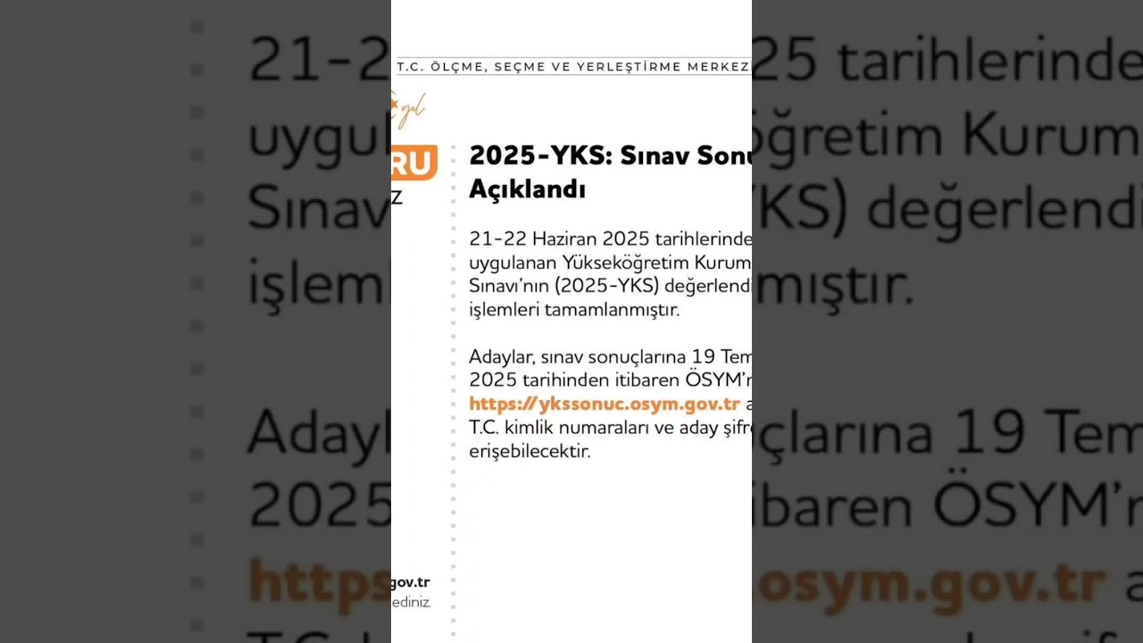 Yks 2025 Sonu&ccedil;ları 🔥🔥🔥 #yks2025 #2025yks