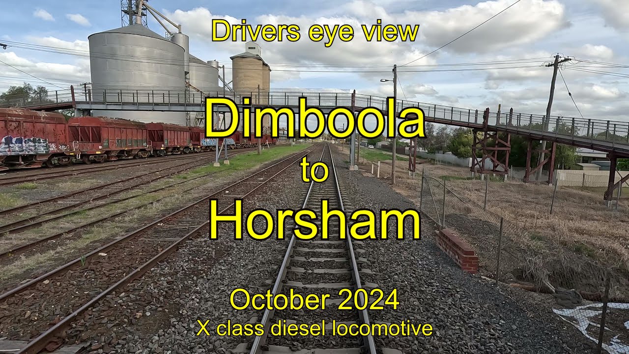 Drivers eye view, Dimboola to Horsham, Oct 2024