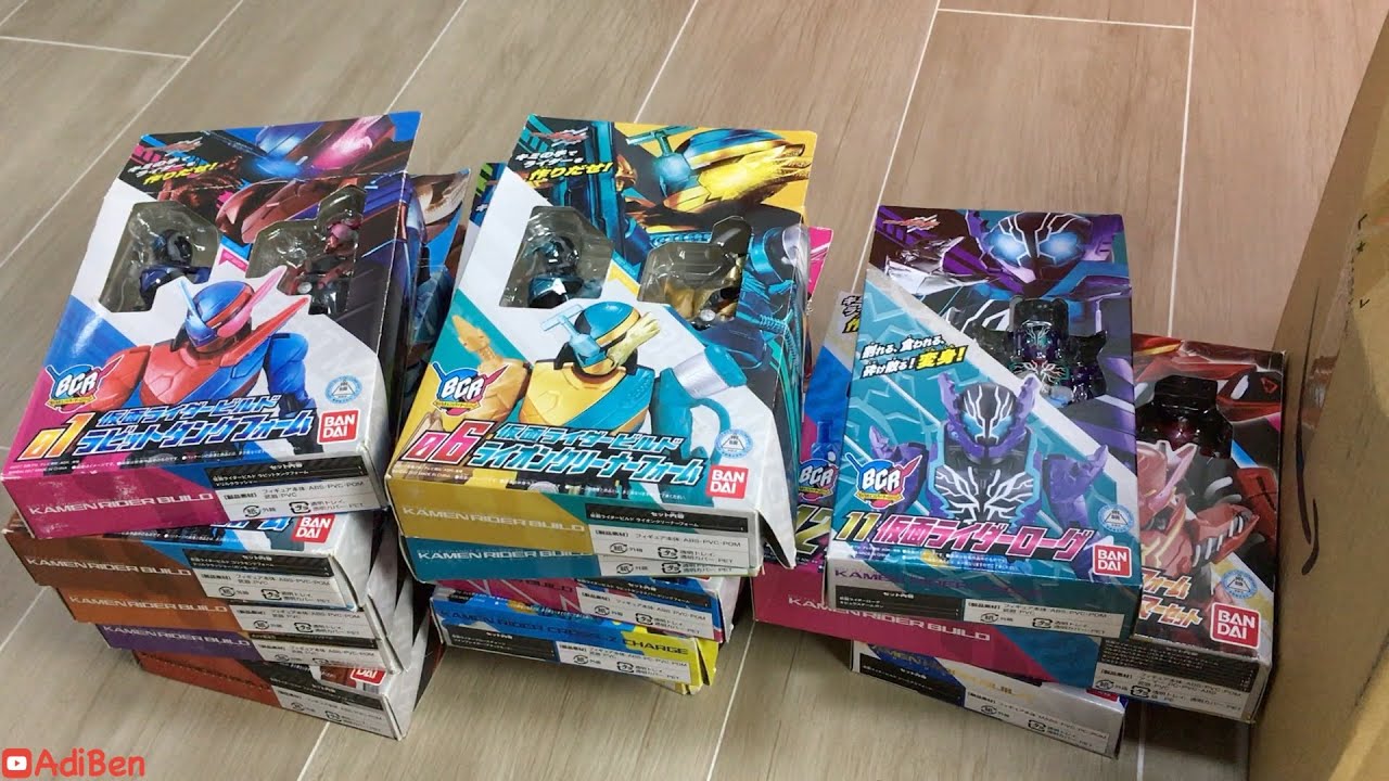 Kamen Rider Build BCR Complete All 1 to 13
