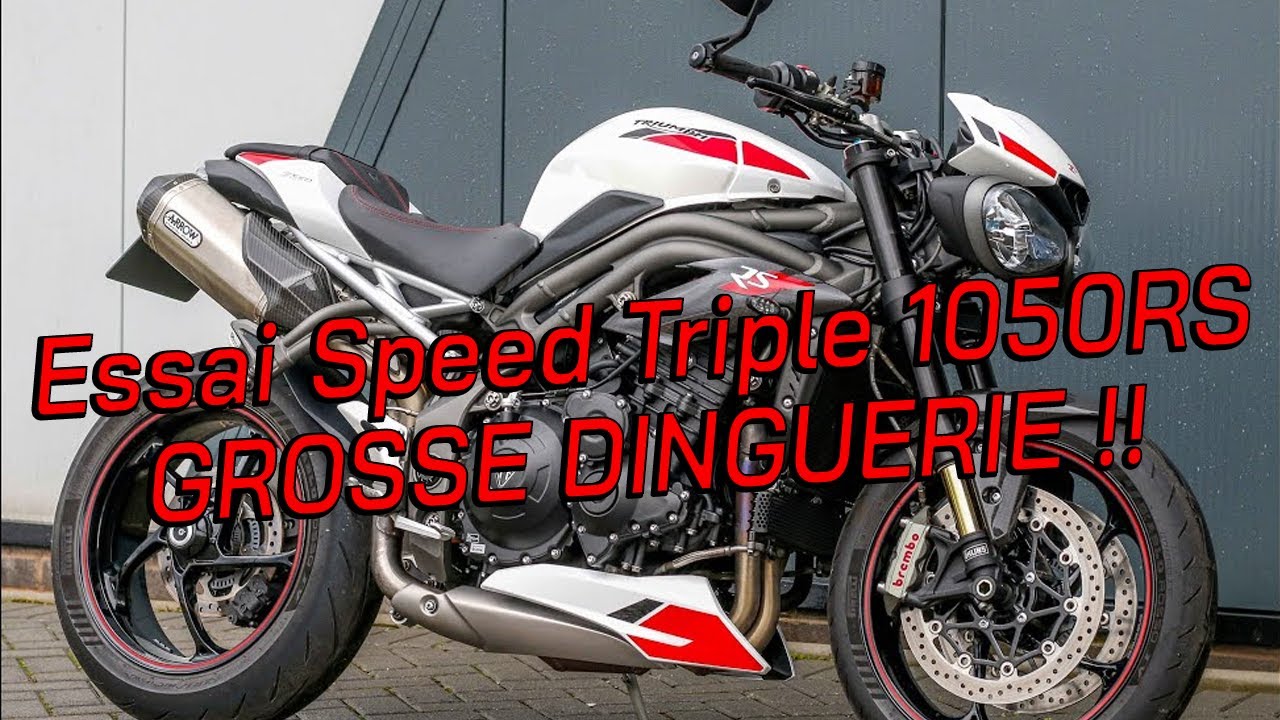 Essai Speed Triple 1050 RS - FABULEUSE !!!