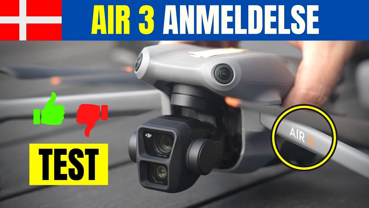 DJI Air 3 🇩🇰 DANSK anmeldelse 🇩🇰