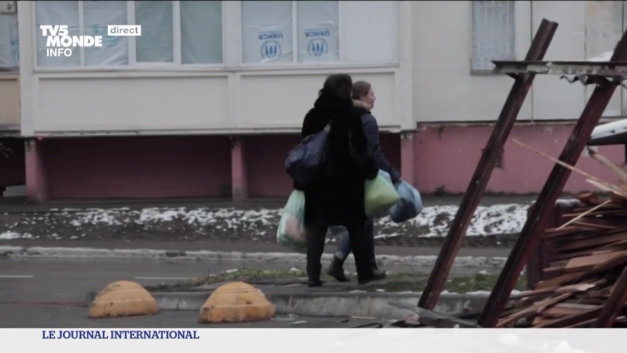 Ukraine : Sans &eacute;lectricit&eacute; et dans le froid