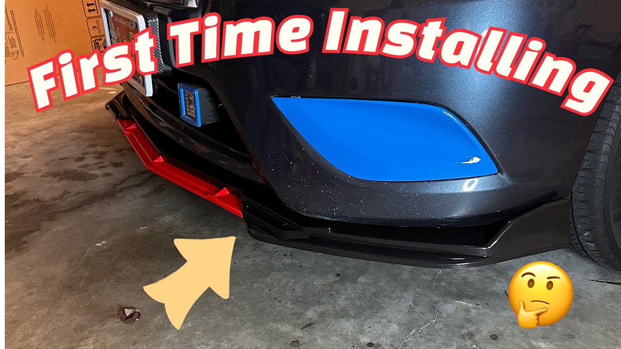I Installed A Front Bumper Spoiler For The First Time!!#Dreamizer