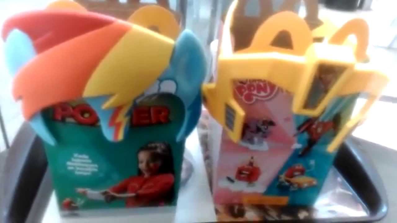 Cajita Feliz McDonald´s My Little Pony/Transformers (Agosto/Septiembre 2015)