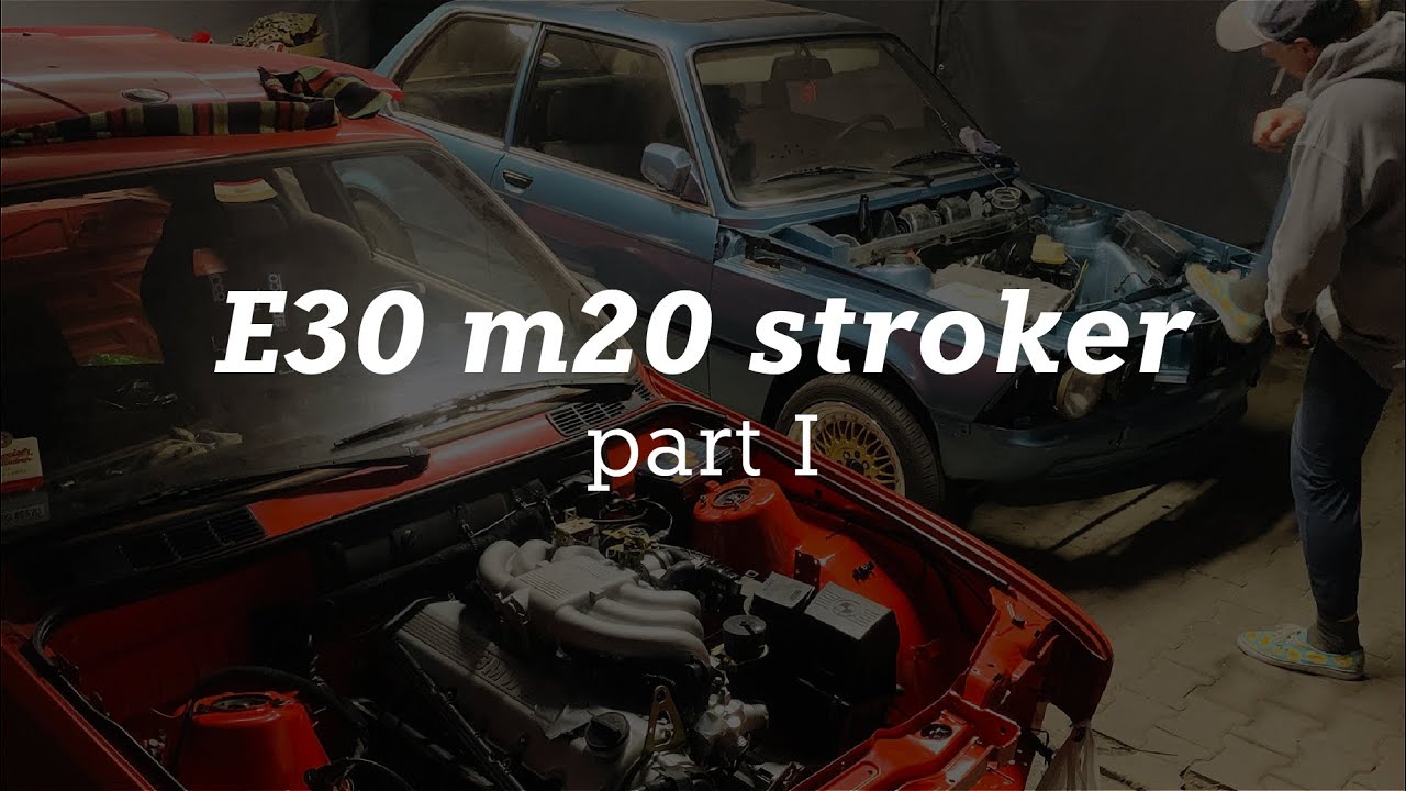 BMW E30 325i m20b28 stroker swap / part I - NO OIL TO HEAD