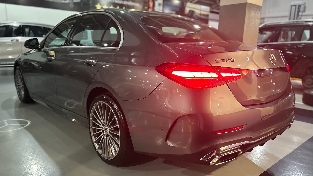 Review da Mercedes Benz Classe C 200 Amg Line 2025 Cinza Selenite #amg #mercedesbenz #classec #c200