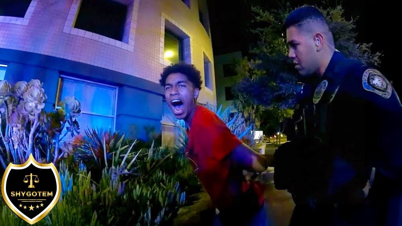 Family Snaps at Aggressive Cop