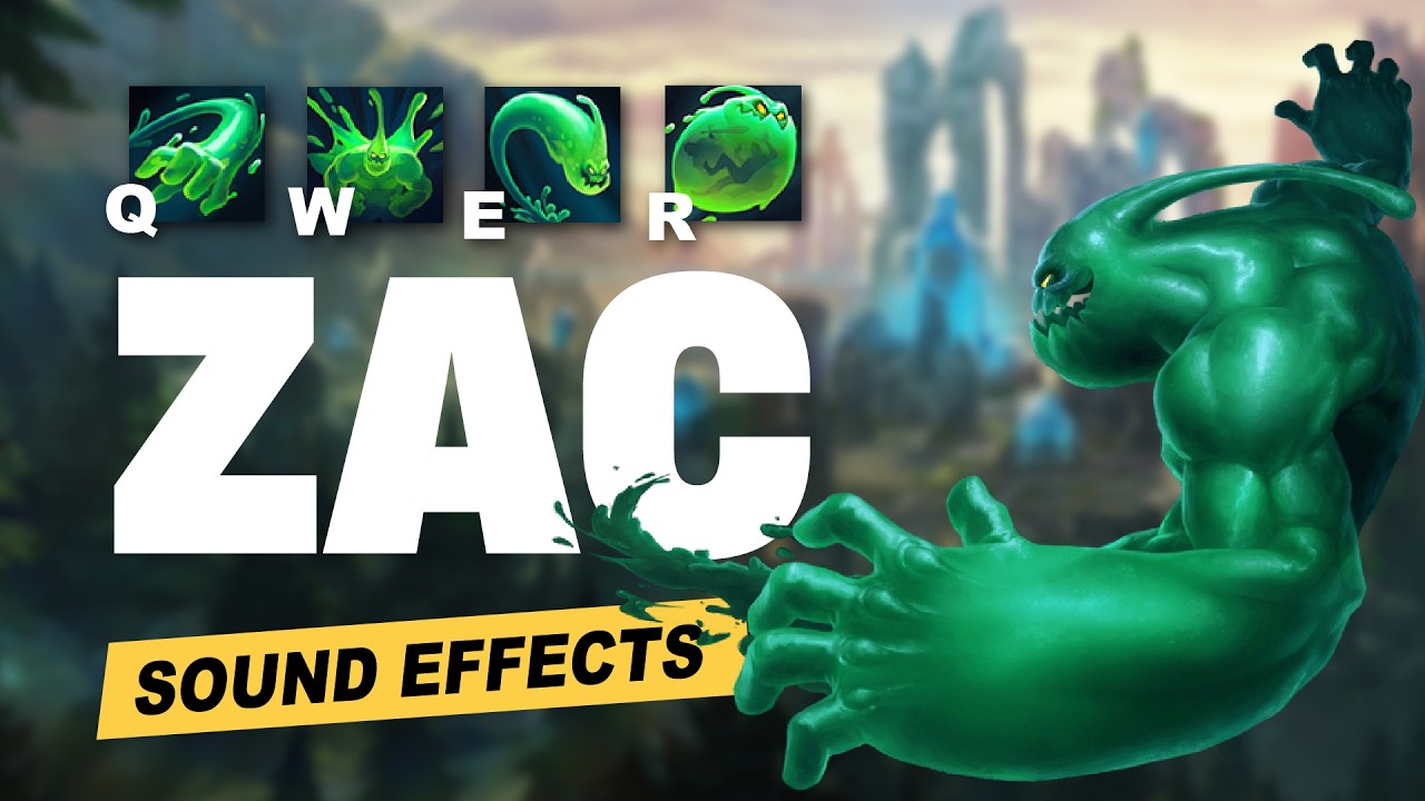 Designing NEW SOUNDS for ZAC – League of Legends Champion