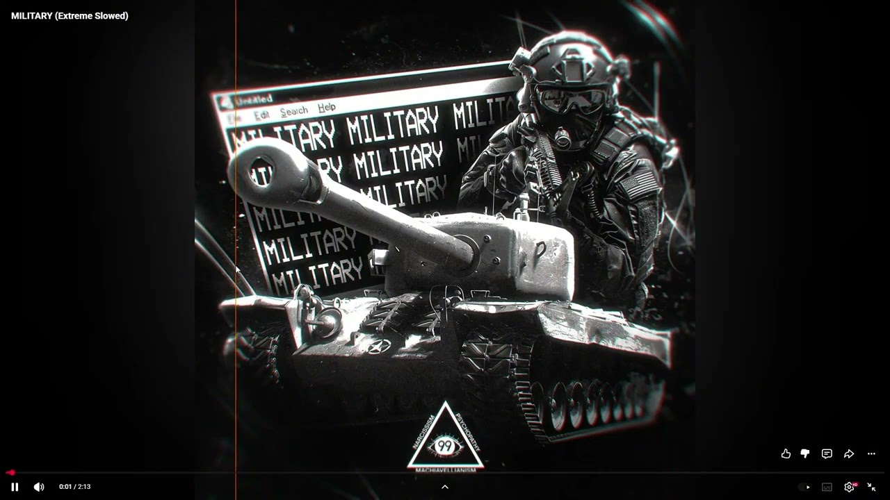 MILITARY (Extreme Slowed) by @pupiquinones