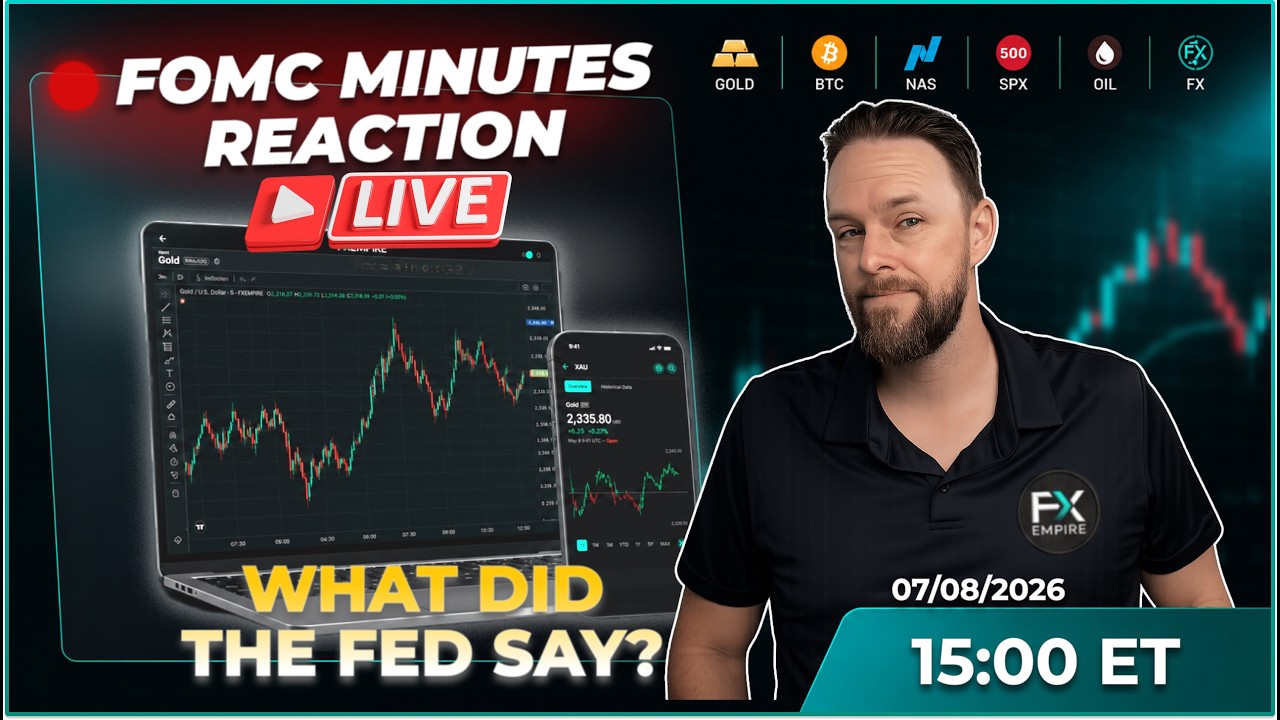 🚨 LIVE: FOMC Minutes Release Shock Waves! | What Did The Fed Say? Live Reaction & Trade Setups