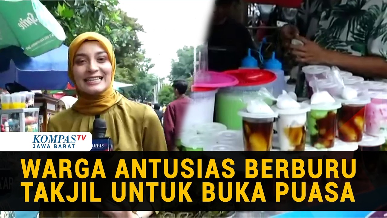 Buka Puasa di Bandung dan Jakarta, Warga Antusias Berburu Takjil