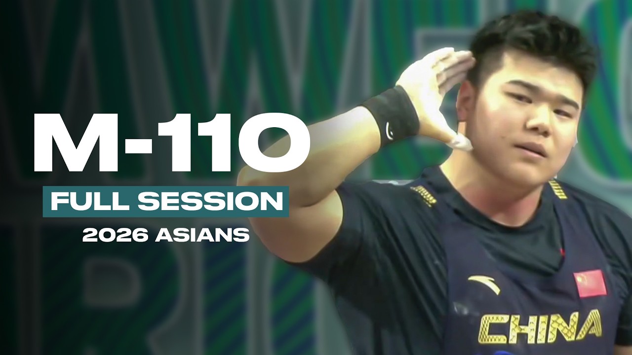 Men's -110kg 2026 Asian Weightlifting Championships | Full Session