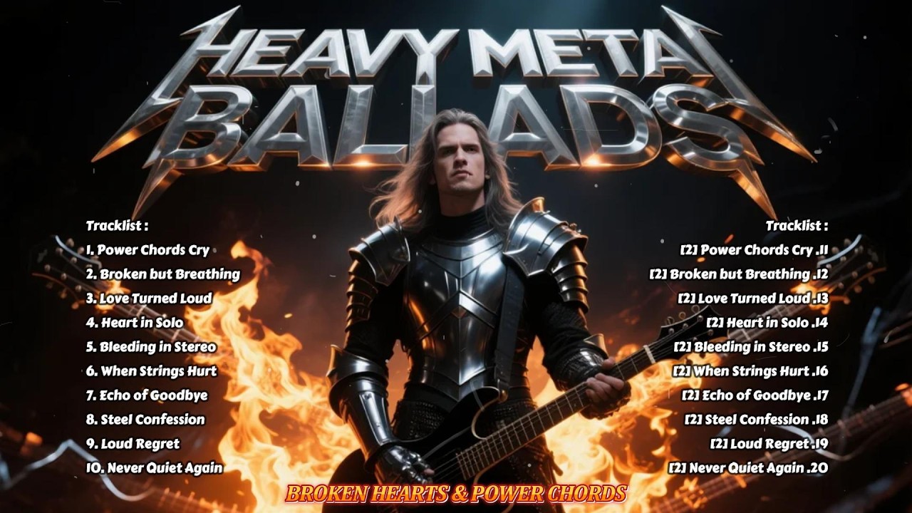 Heavy Metal Ballads That Feel Like a Broken Heart 🔥 Broken Hearts & Power Chords | 2026