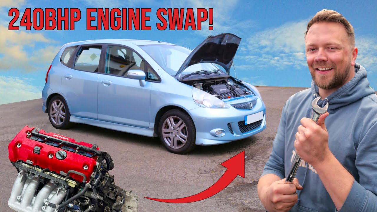 INSTALLING A £5K TYPE-R ENGINE INTO MY HONDA JAZZ! - Ep.1