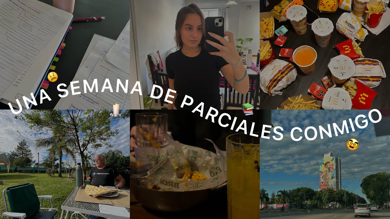 mi primer semana de parciales🥸🕯️