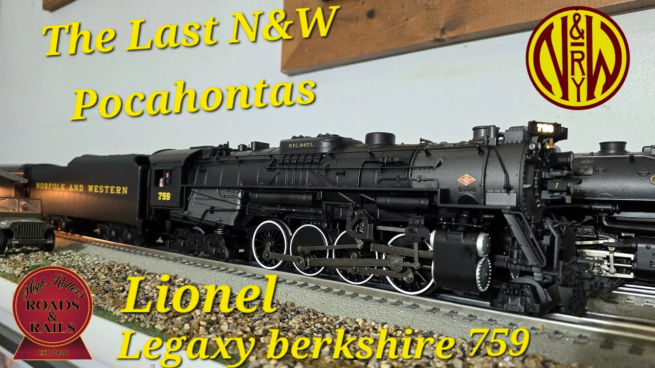 The Last Pocahontas... Lionel Legacy Berkshire N&W 759!  *Mr Muffin's Trains Custom Run*