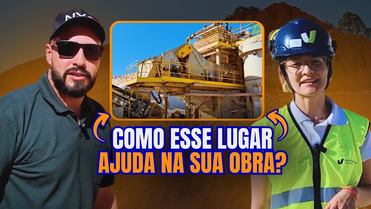 Como é a extração da AREIA para CONCRETO e BLOCOS | Papo com Mineradora CAJU