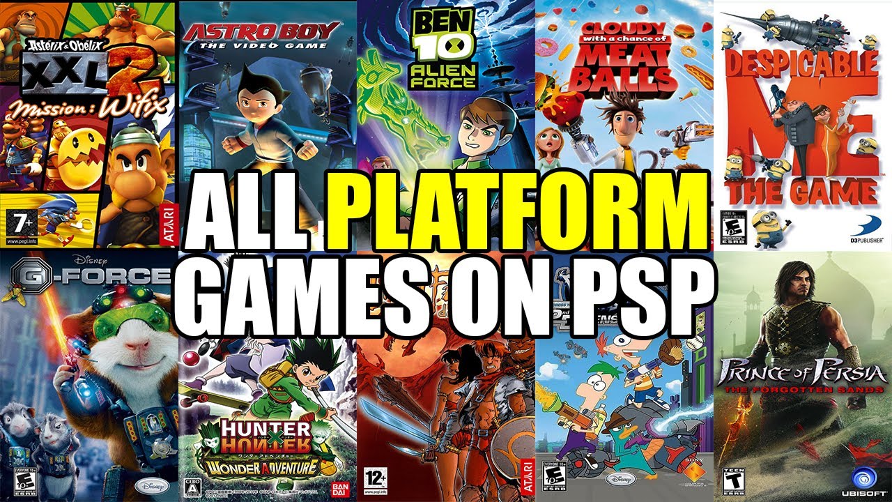 All Platform Games For PSP | Best Platformers Games On Playstation Portable