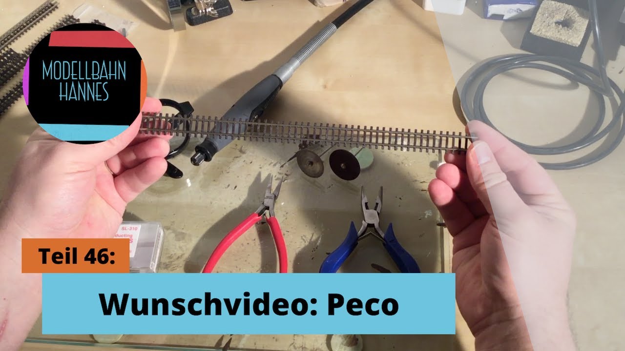 Wunschvideo: Peco Schienen verbinden