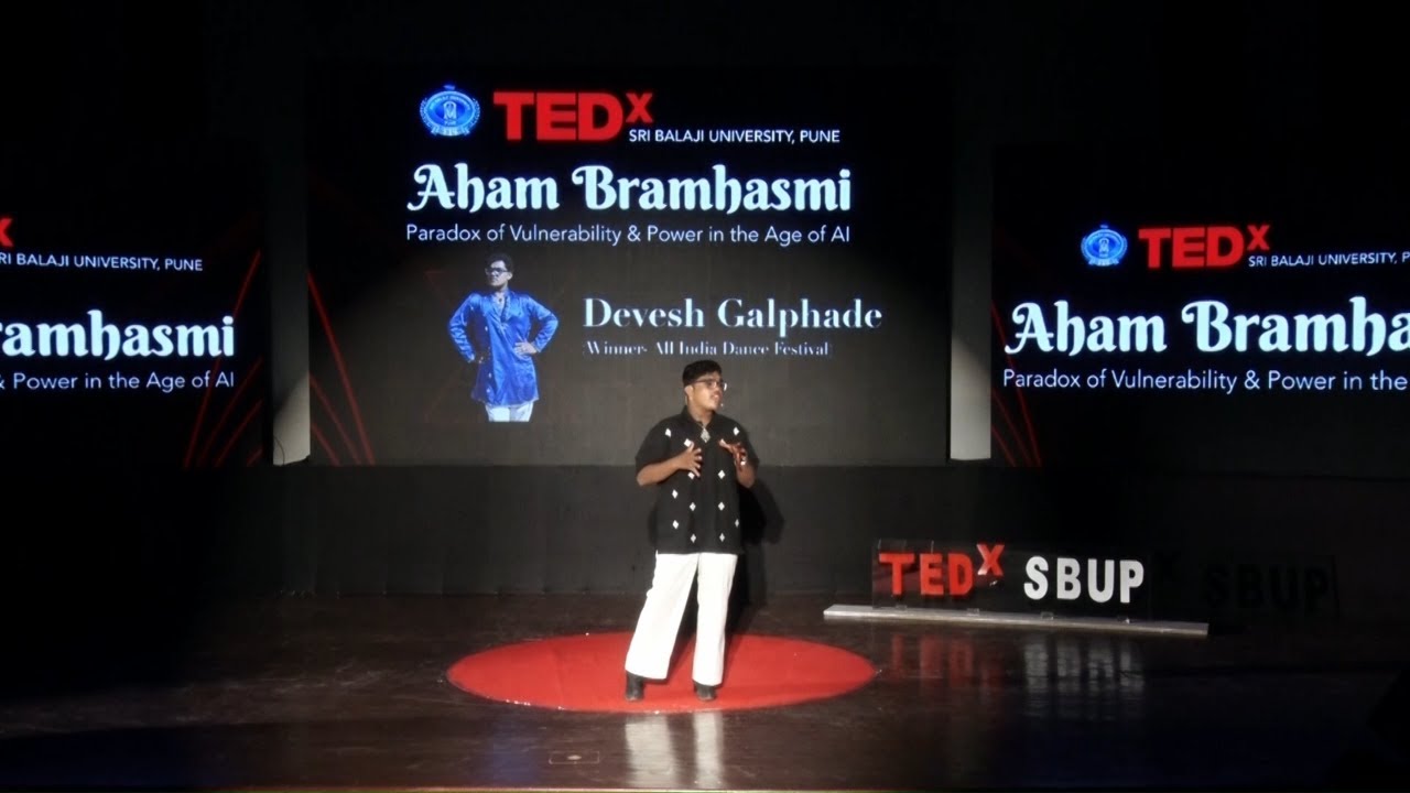 Aham Bramhasmi - Dancing Against the Noise | Devesh Galphade | TEDxSri Balaji University Pune