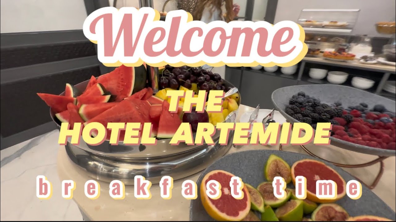 HOTEL ARTEMIDE @breakfast time