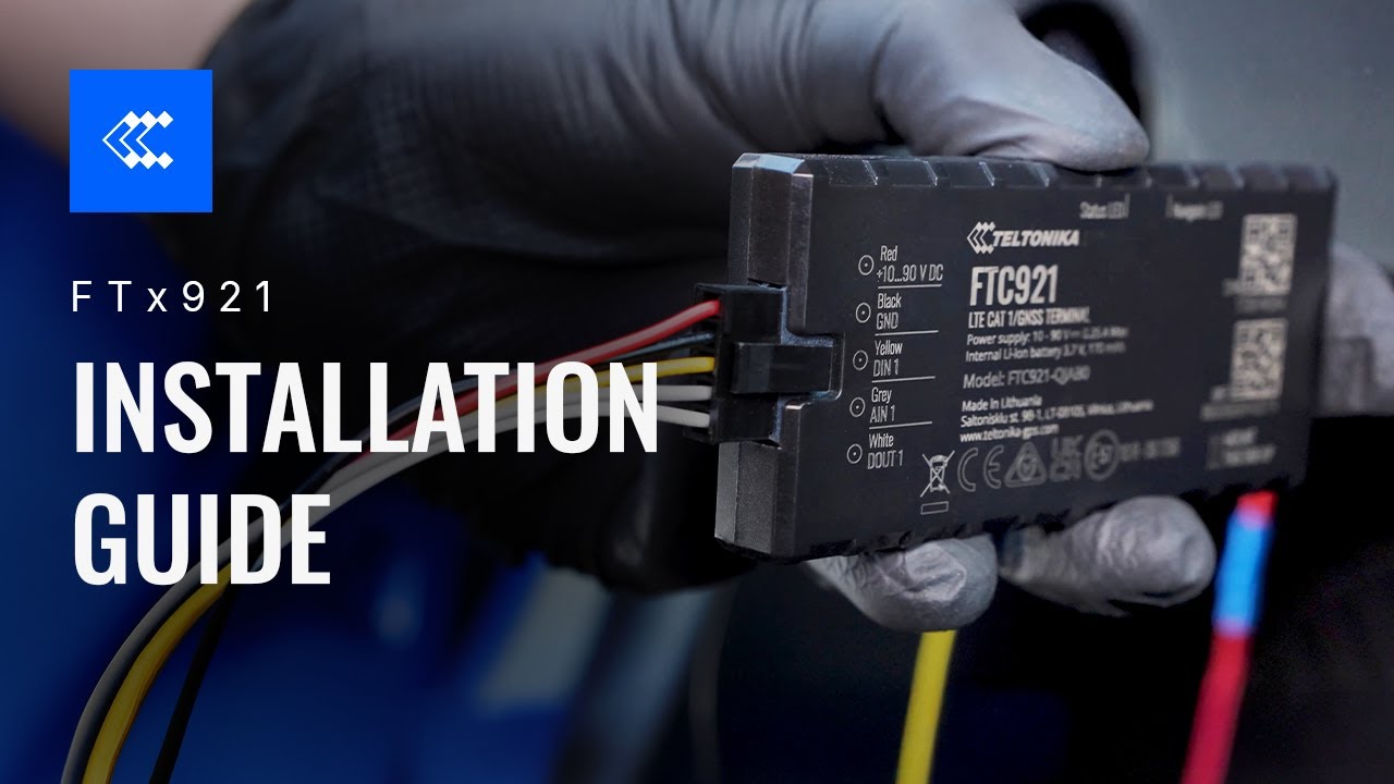 Installation Guide | FTC921 Tracker with a Buzzer | Teltonika