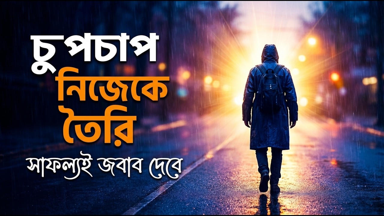 চুপচাপ নিজেকে তৈরি করো  সাফল্যই দেবে জবাব  Powerful Bangla Motivation
