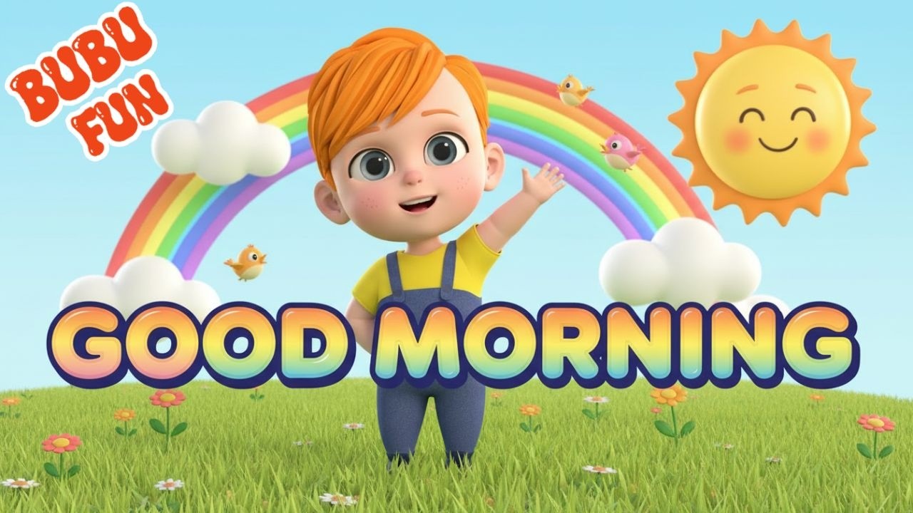 Good Morning Song 🌞 | Happy Morning Nursery Rhyme for Kids | Wake Up Song for Toddlers