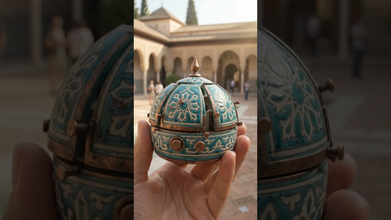 A tiny artifact transforms into a beautiful Islamic masjid 🕌✨ #shorts