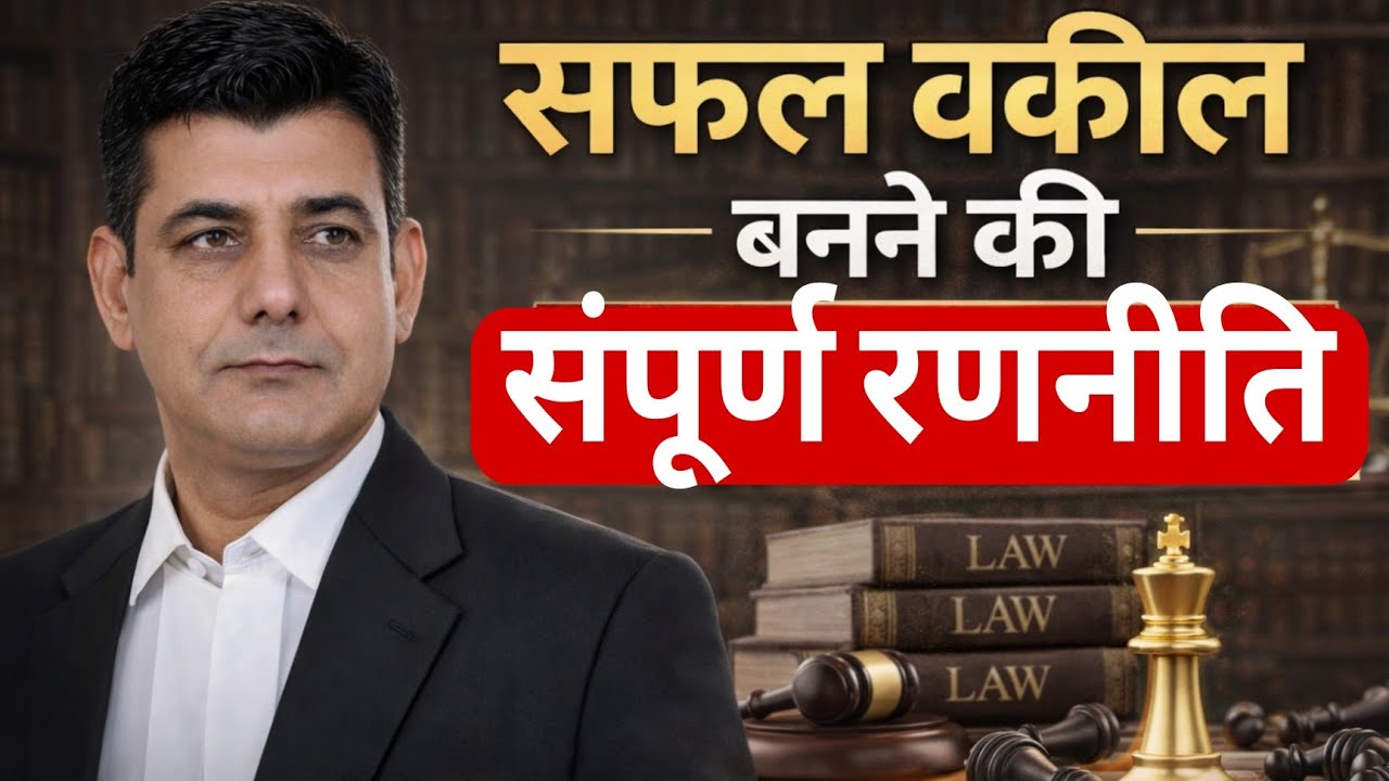 सफल वकील कैसे बनें? वकालत में सफलता की संपूर्ण रणनीति #advocate