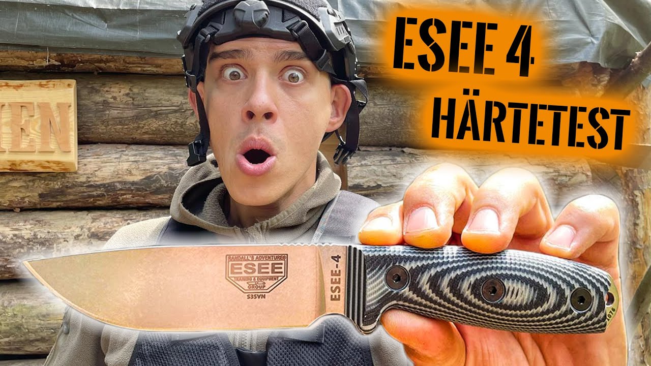 ESEE Model 4 im HÄRTETEST - SCHNEIDEN, STECHEN & BRECHEN | Messer Test #7 | Survival Mattin