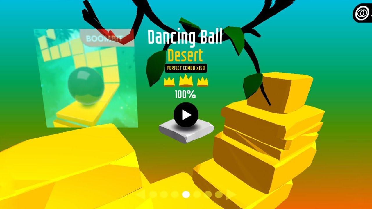 Dancing Ball! - Desert (Widescreen) - Perfect Combo