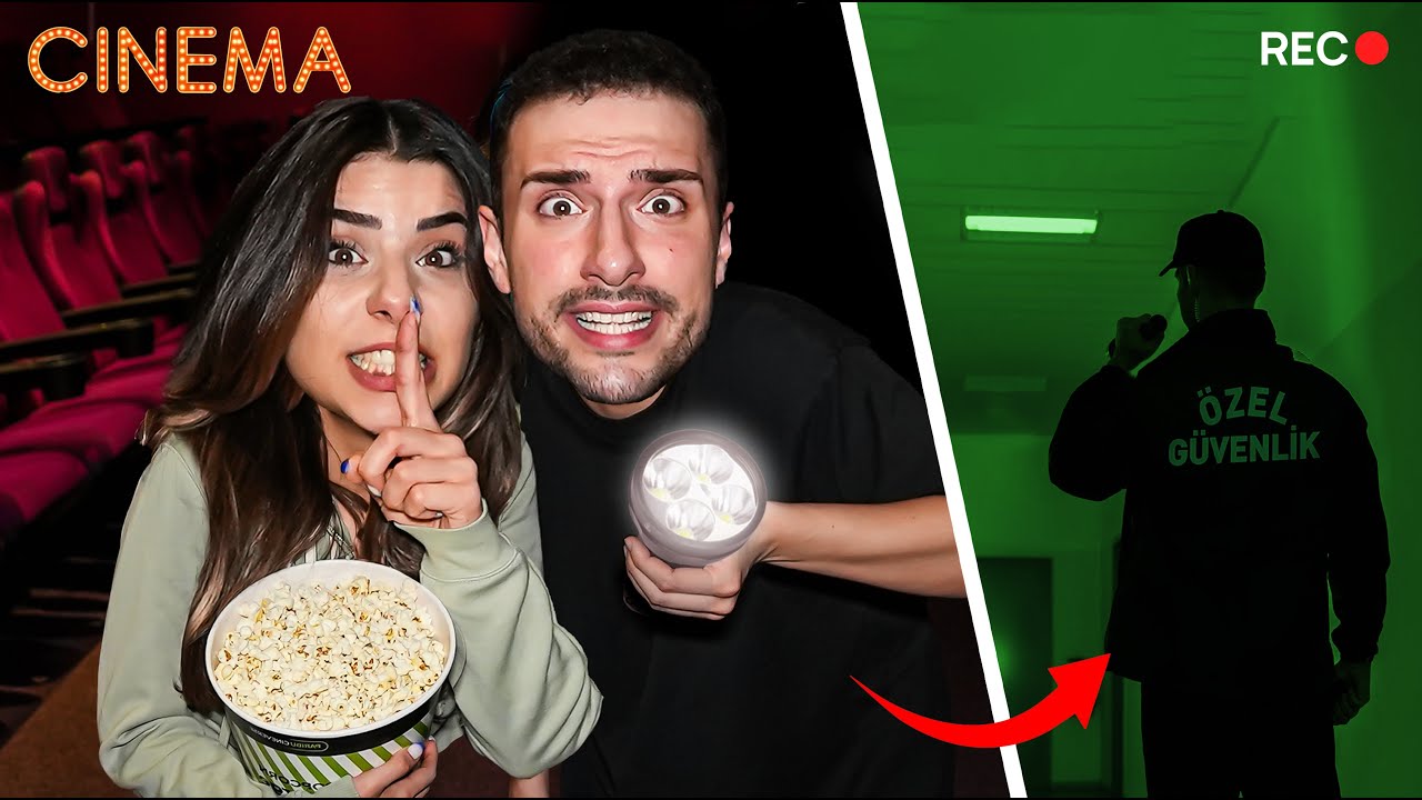GECE GİZLİCE SİNEMA SALONUNDA KALMAK !?