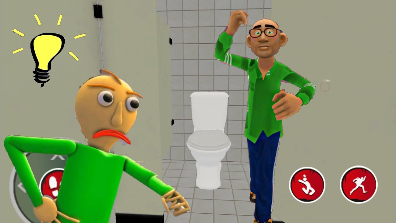 Scary Baldi Bad Math Teacher - Baldi's Basics School #1 - Android Gameplay