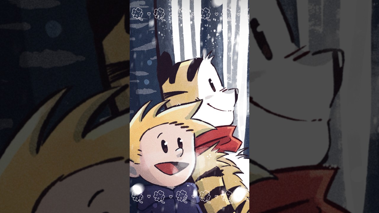 Drawing Calvin and Hobbes in my style! {requested by my Dad} #fanart #calvinandhobbes