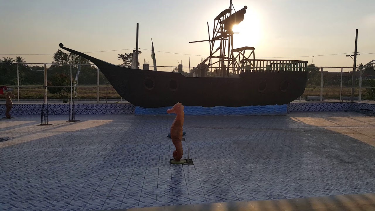 Progress pengerjaan kolam renang, waterboom,aquaplay, waterpark