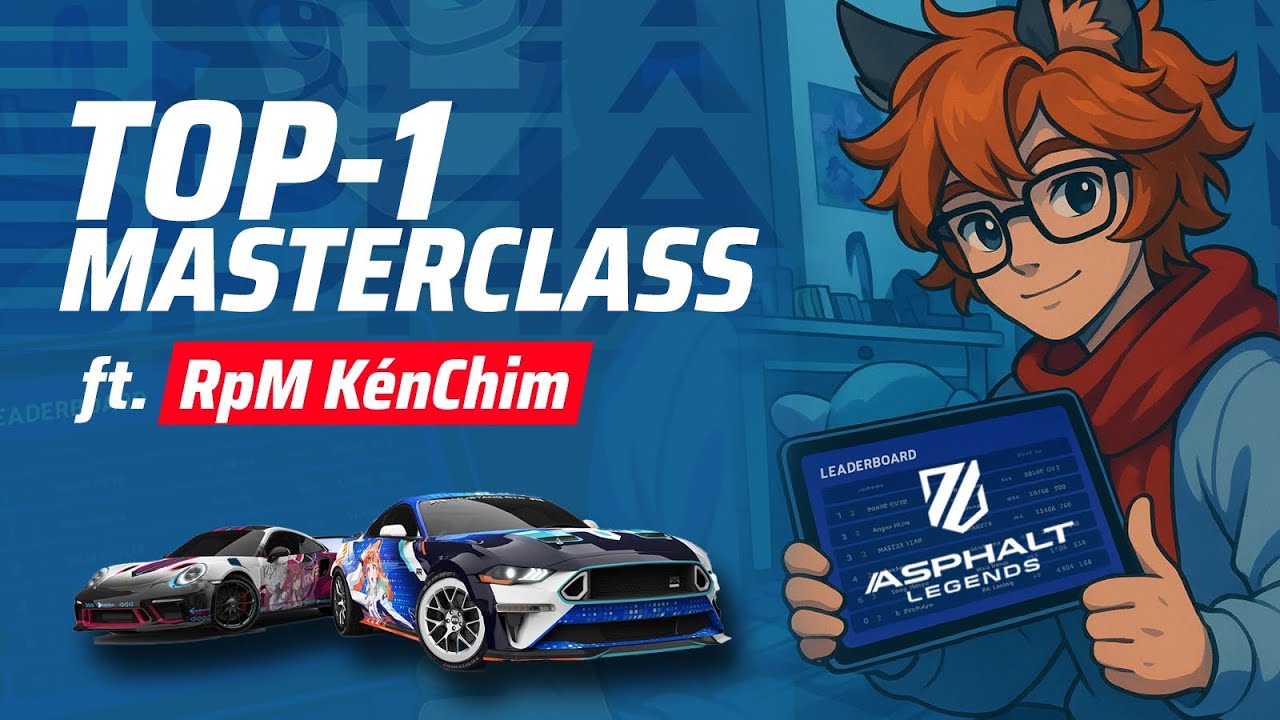 Asphalt Legends - ТОП 1 МАСТЕР-КЛАСС С Facecam при участии @AkameKenChim - Сможете ли вы его побе...