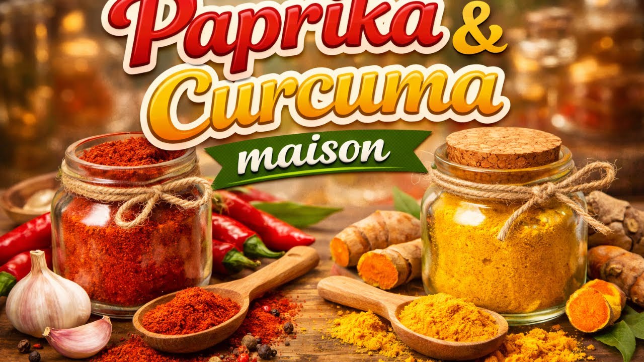 PARPIKA ET CURCUMA FAIT MAISON