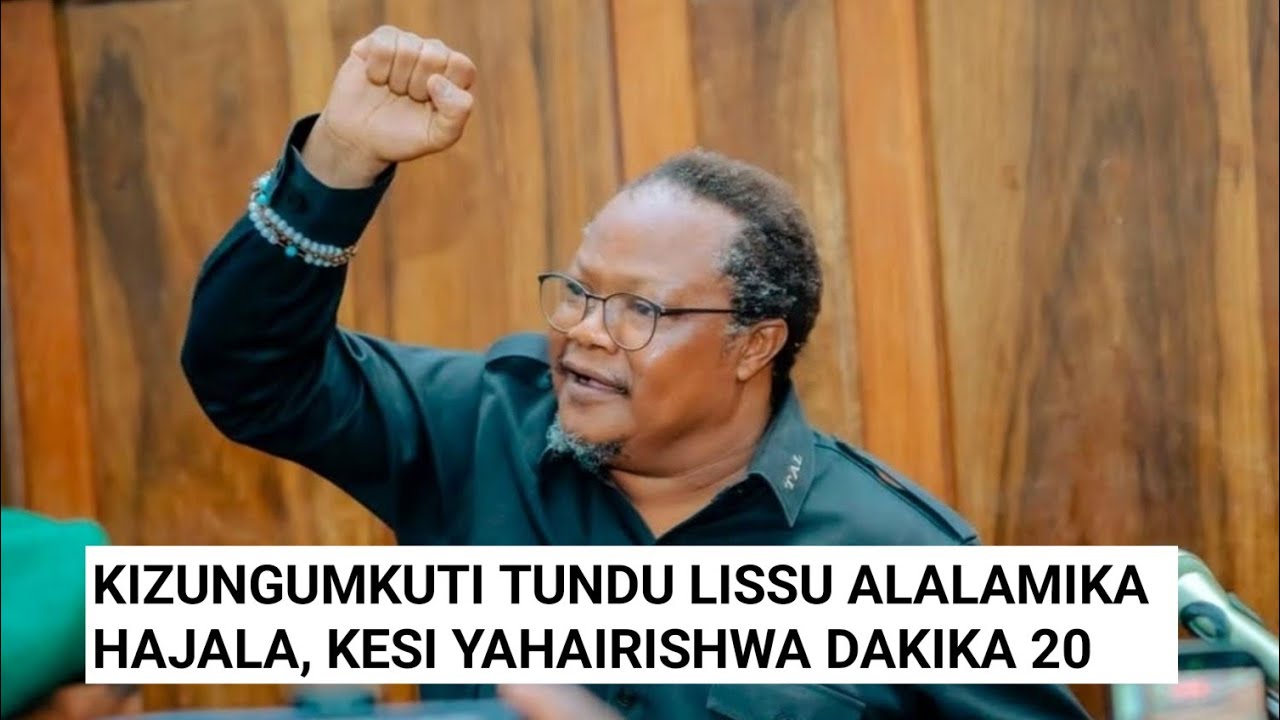 SIKIA KINACHOENDELEA MAHAKAMANI KESI YA TUNDULISSU /ALALAMIKA KUTOPEWA CHAKULA.