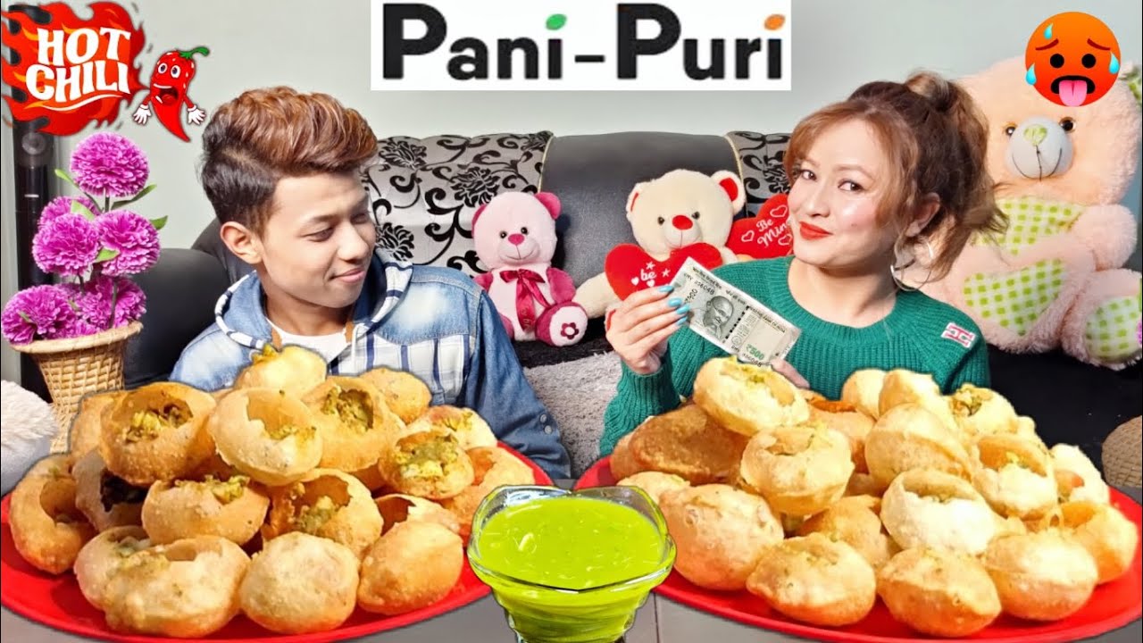 Eating Hot & Spicy 60 Pani Puri Eating Challenge | Golgappa Challenge & Cash Prize😲😱