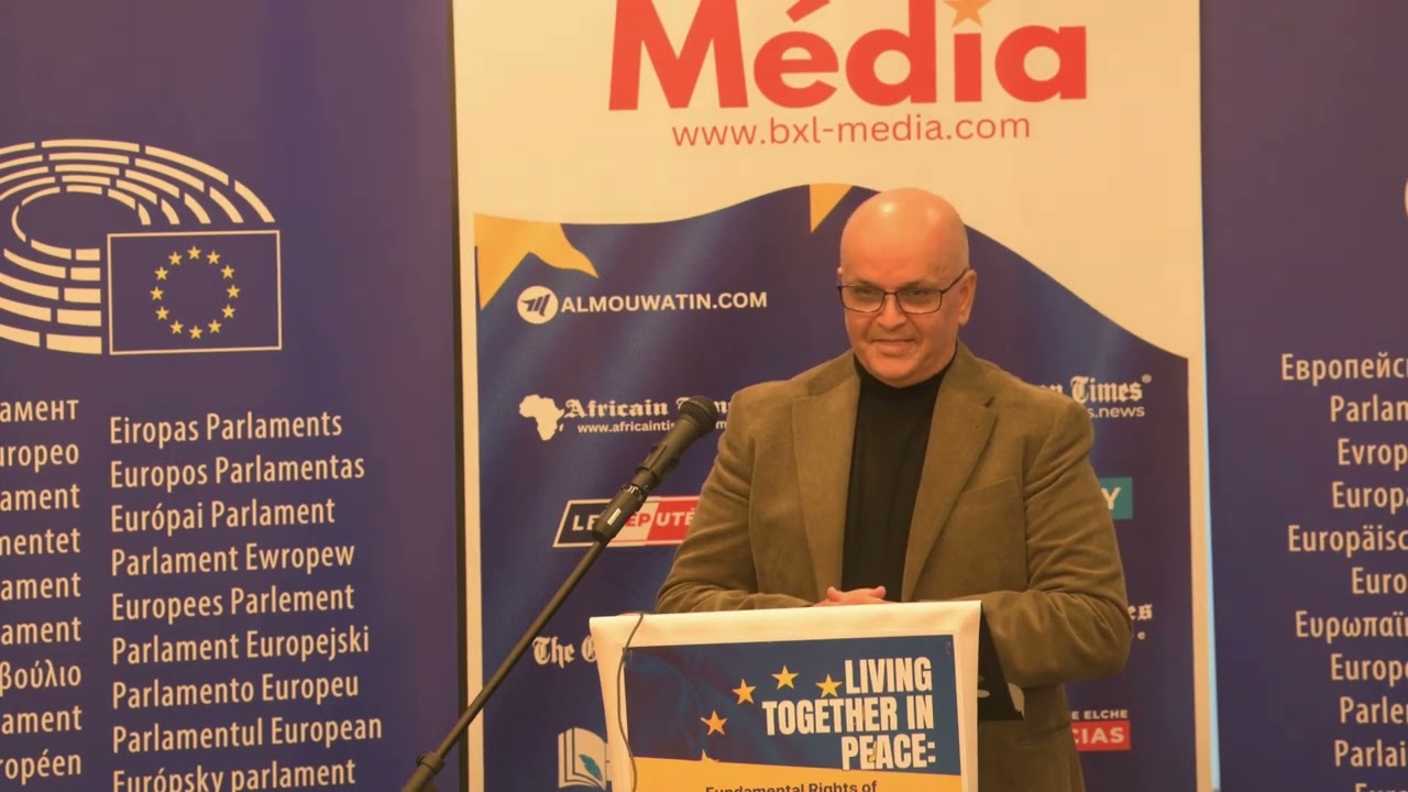 Lahcen Hammouch, parle au European Parliament sur les droits des minorites religieux - 30 Nov 2023