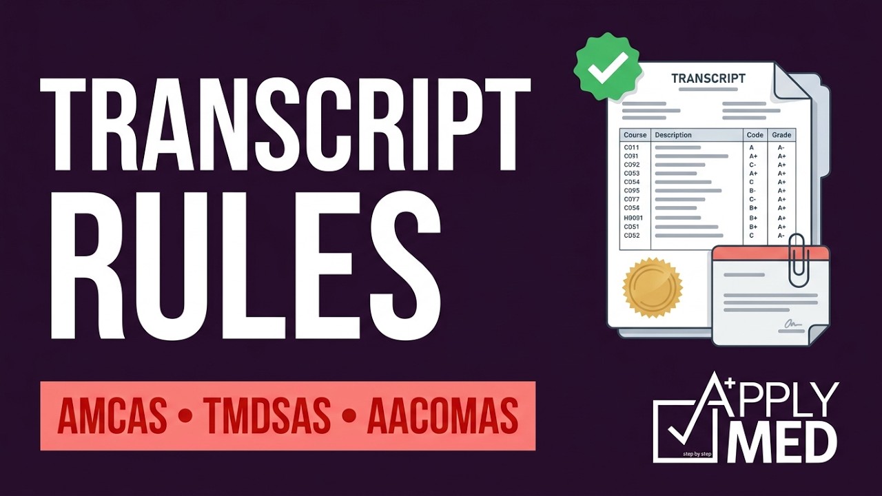 Submitting a Transcript for Medical School, Everything you NEED to Know