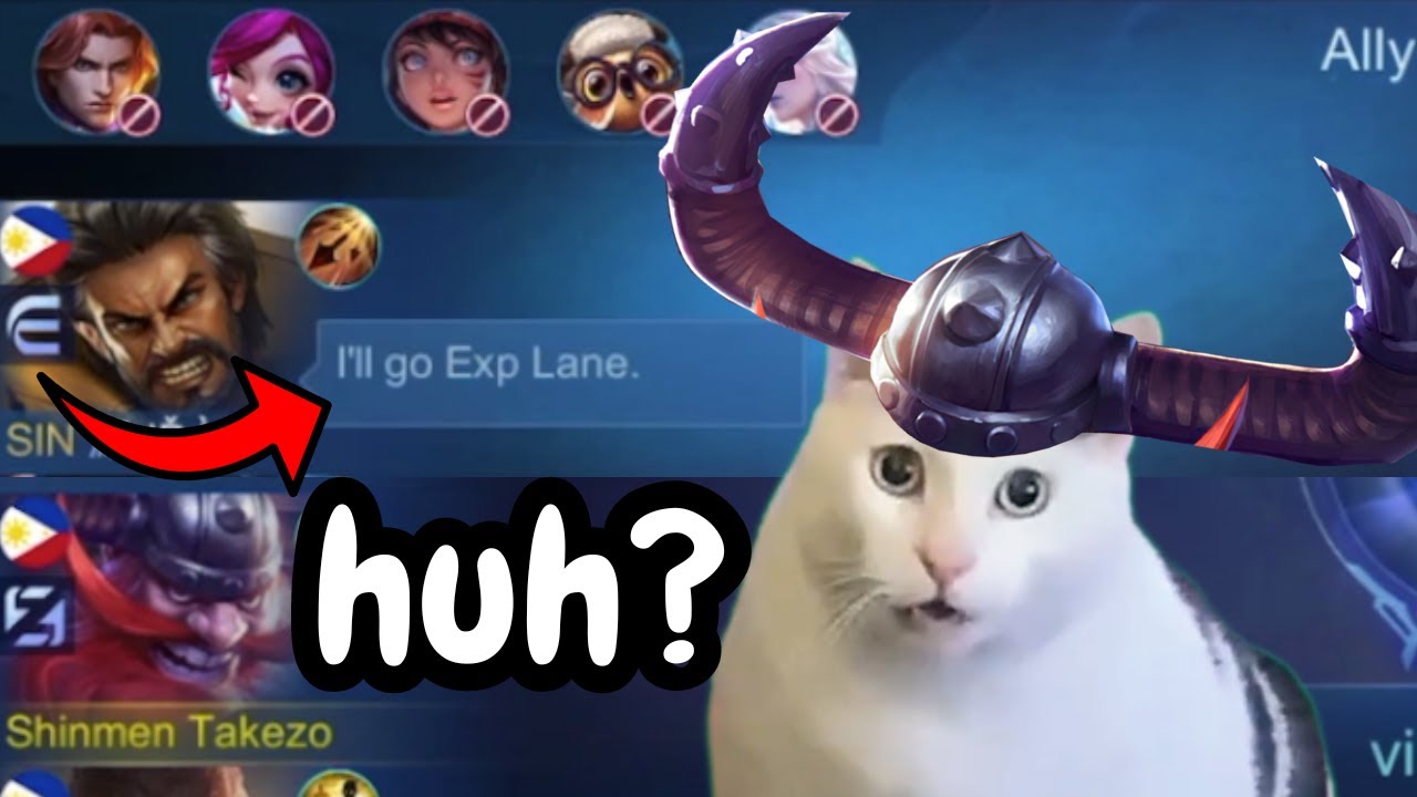 This Roger Isn't Really Going EXP Lane Right? Right? | Franco Mobile Legends Shinmen Takezo