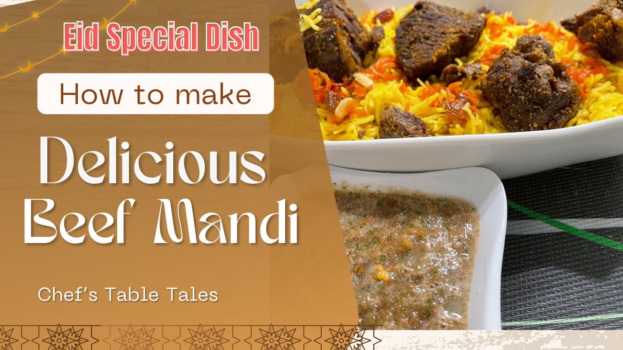 Beef Mandi Recipe | Arabic Style Grilled Beef with Spiced Rice| Eid Special Rice Recipe| Easy Recipe