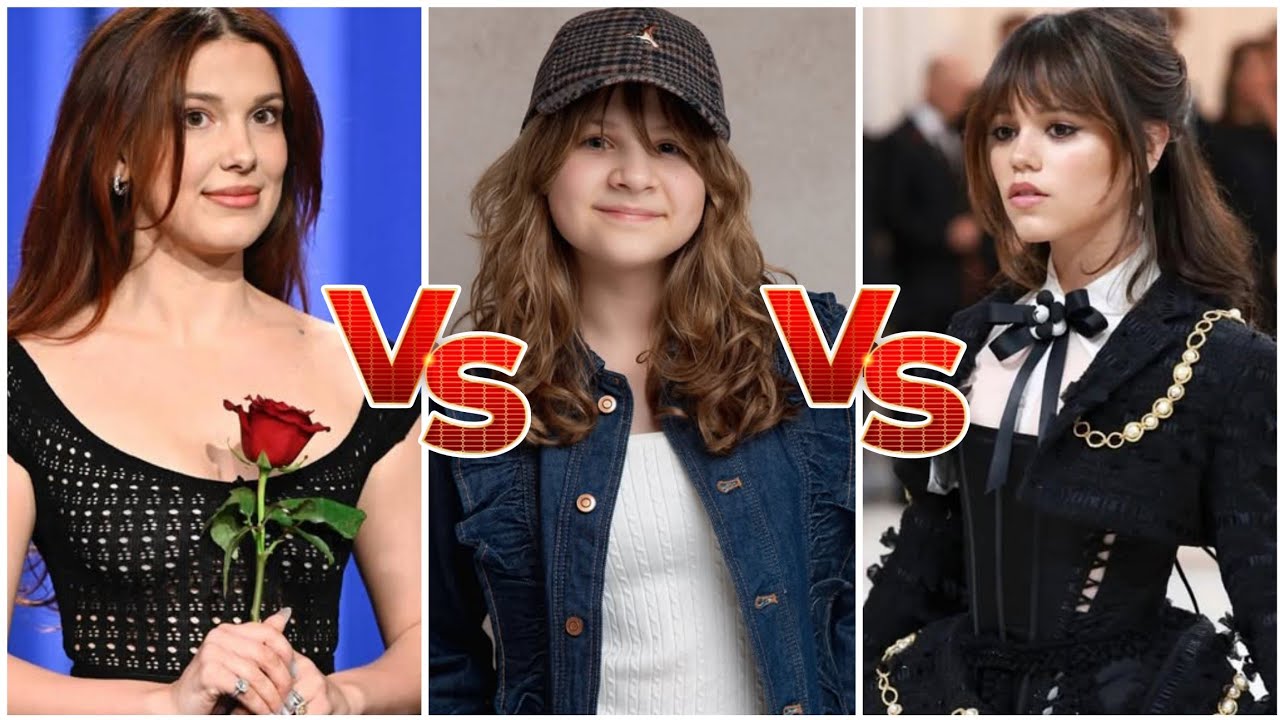 Millie bobby brown Vs kids Diana show Vs Jenna Ortega Natural transformation 2026 from baby to now 