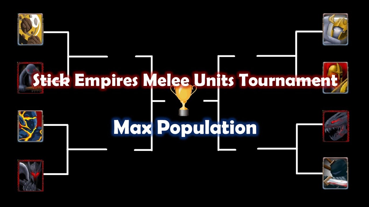 Stick Empires Max Population Melee Units Tournament | Stick Empires 10th Anniversary