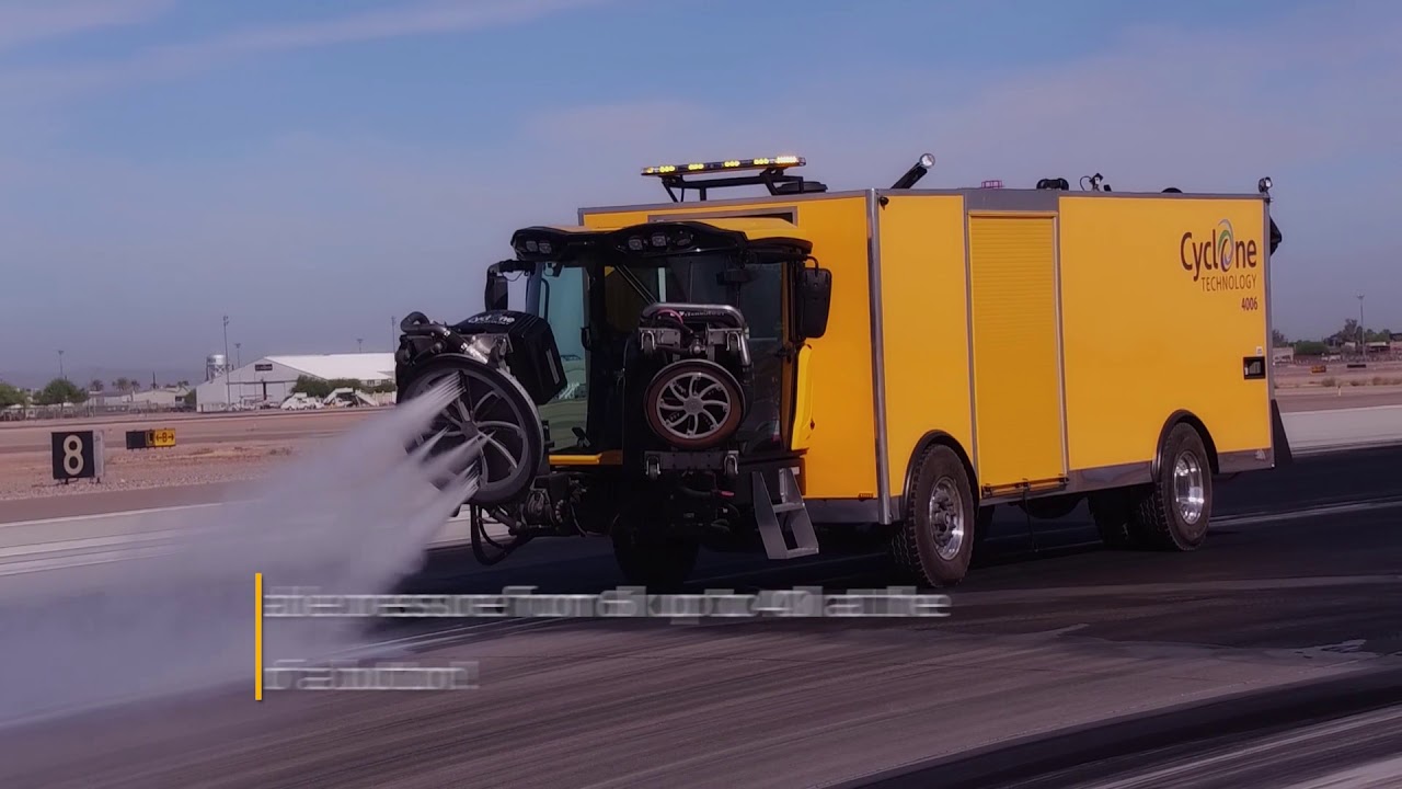Cyclone Technology Runway Cleaning