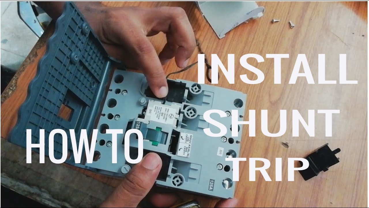 How to fix Shunt Trip Coil |MCCB Shunt Trip Coil| Trip coil MCCB |