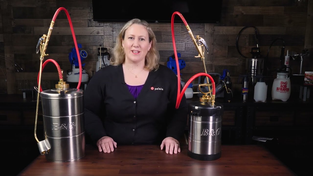 B&G 5L Tank Sprayer - Parts Overview