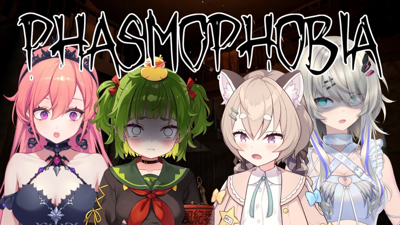 PHASMO COLLLAB w/ @RunieRuse @komachipanko @Nitya_Nil